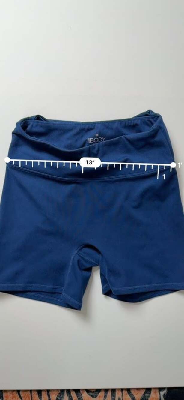 Cotton On Body Twist Back Women’s Athletic Bike Gym Shorts Blue Size Medium - Picture 5 of 8